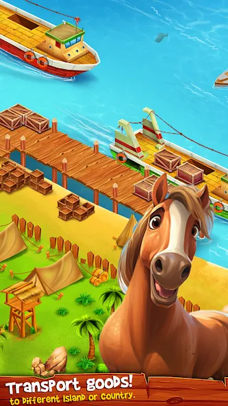 Country Valley Farming Game (Парадайз Хей Фарм Айленд) МОД/Взлом [Много денег, Монет и Все открыто] Screenshot 5