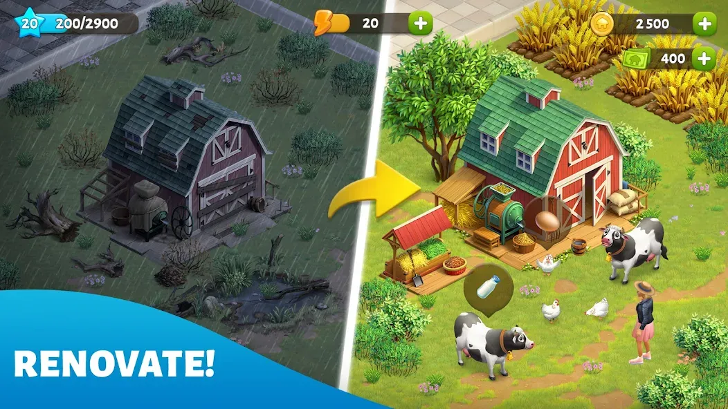 Spring Valley: Farm Game (принг Вэлли) МОД/Взлом [Меню, Бесконечные монеты и Открытые уровни] Screenshot 2