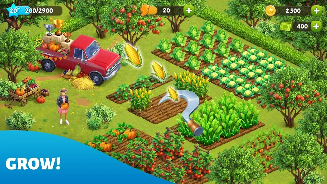 Spring Valley: Farm Game (принг Вэлли) МОД/Взлом [Меню, Бесконечные монеты и Открытые уровни] Screenshot 4
