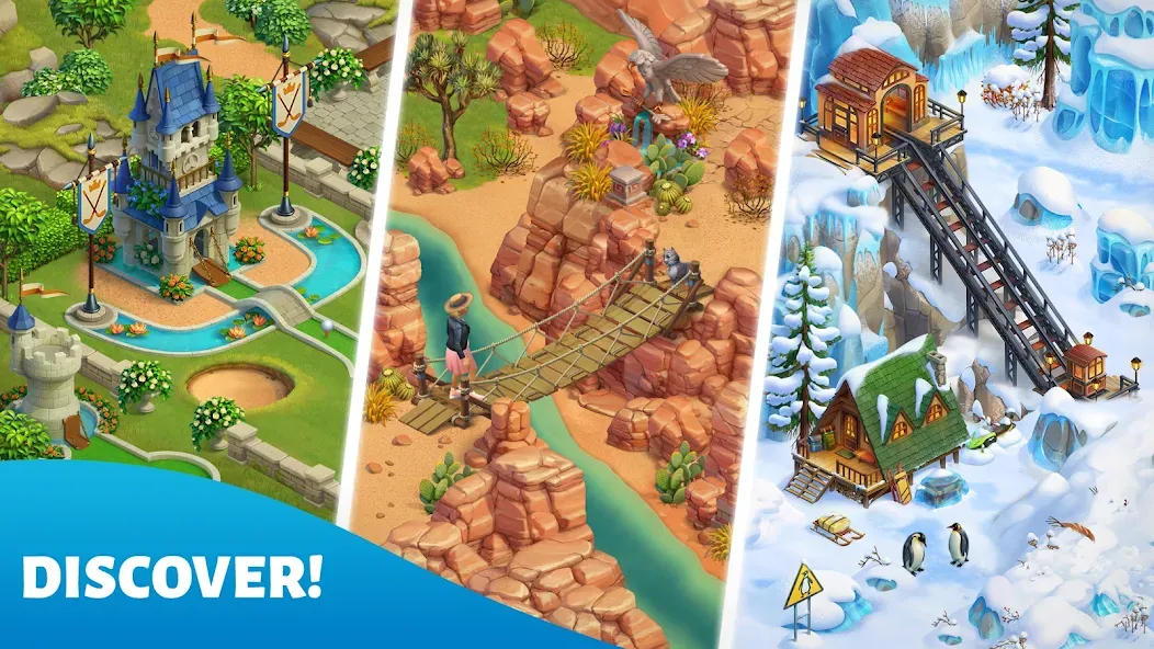 Spring Valley: Farm Game (принг Вэлли) МОД/Взлом [Меню, Бесконечные монеты и Открытые уровни] Screenshot 5