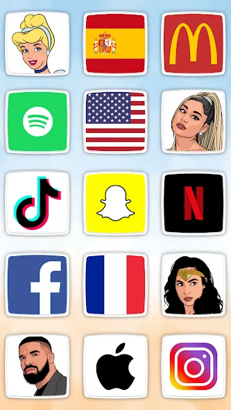 QuizMania: Picture Trivia Game (КвизМания) МОД/Взлом [Бесконечные деньги, Монеты и Мега MOD] Screenshot 1