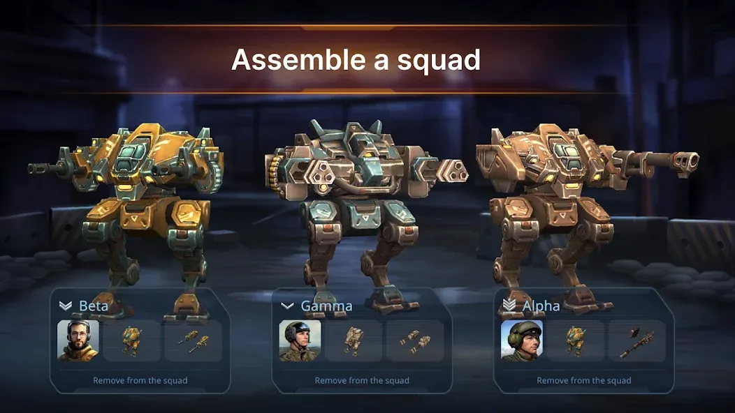 Concern: Mech Armored Front (Консерн) МОД/Взлом [Деньги, Монеты и Меню MOD] Screenshot 1