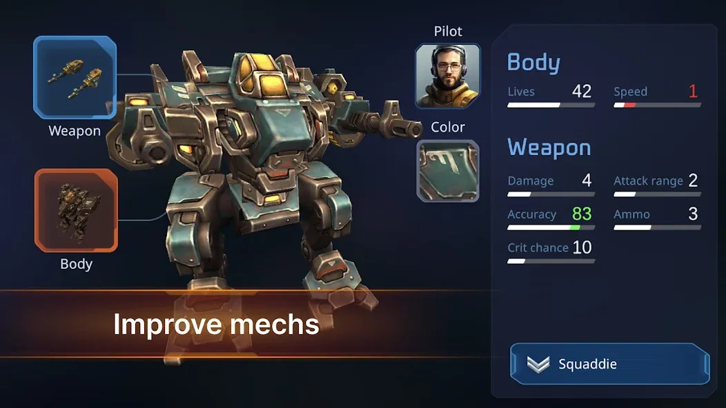 Concern: Mech Armored Front (Консерн) МОД/Взлом [Деньги, Монеты и Меню MOD] Screenshot 3