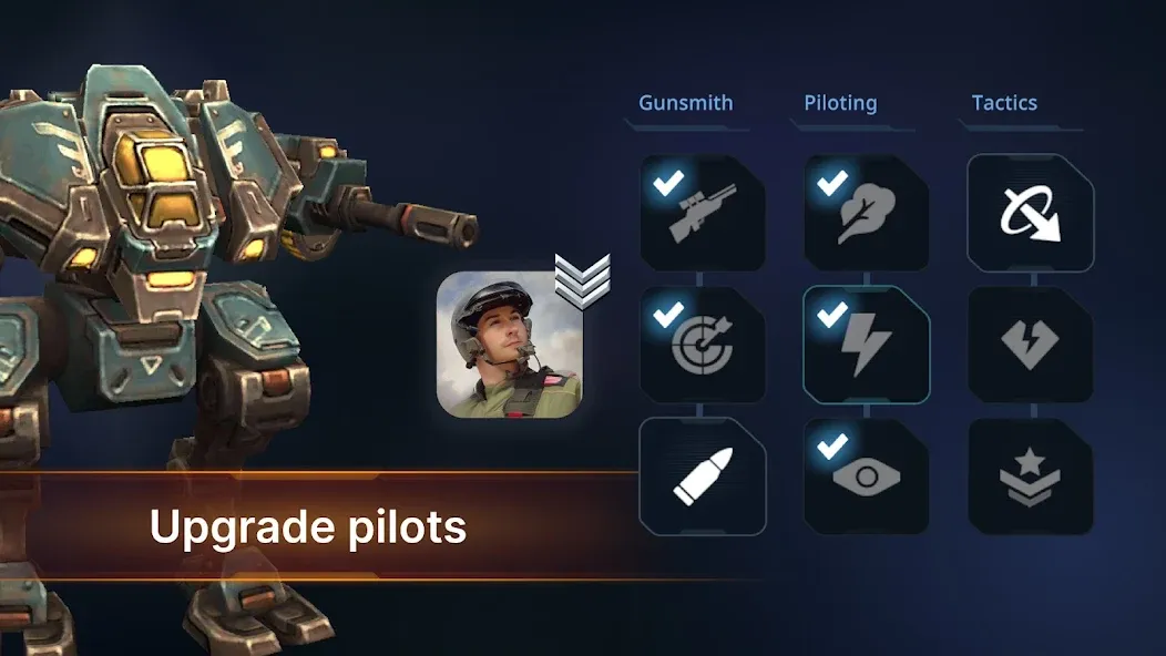 Concern: Mech Armored Front (Консерн) МОД/Взлом [Деньги, Монеты и Меню MOD] Screenshot 5