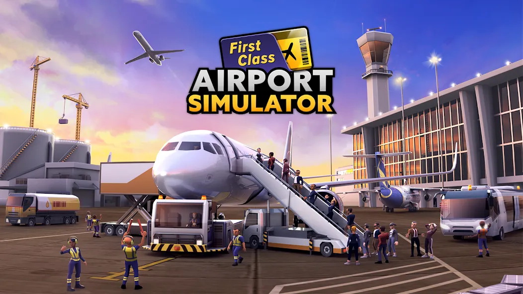 Airport Simulator: Tycoon Inc. (Эйрпорт Симулятор) МОД/Взлом [Меню, Бесконечные монеты и Открытые уровни] Screenshot 1