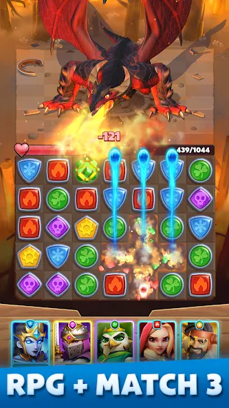 Puzzle Breakers: Champions War (Пазл Брейкерс) МОД/Взлом [Бесконечные деньги, Монеты и Мега MOD] Screenshot 1