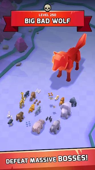 Animal Warfare (Анимал Ворфэре) МОД/Взлом [Много денег, Монет и Все открыто] Screenshot 4