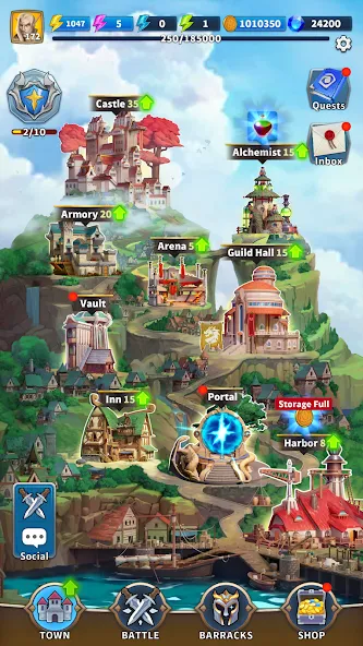 Friends & Dragons - Puzzle RPG МОД/Взлом [Бесконечные деньги, Монеты и Мега MOD] Screenshot 3