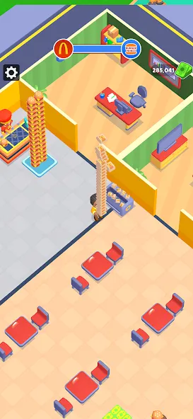 My Burger Shop: Burger Games (Май Бургер Шоп Игры) МОД/Взлом [Меню, Бесконечные монеты и Открытые уровни] Screenshot 5