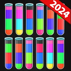 Скачать Color Water Sort Puzzle Games Взлом (Много денег и без рекламы) на андроид бесплатно