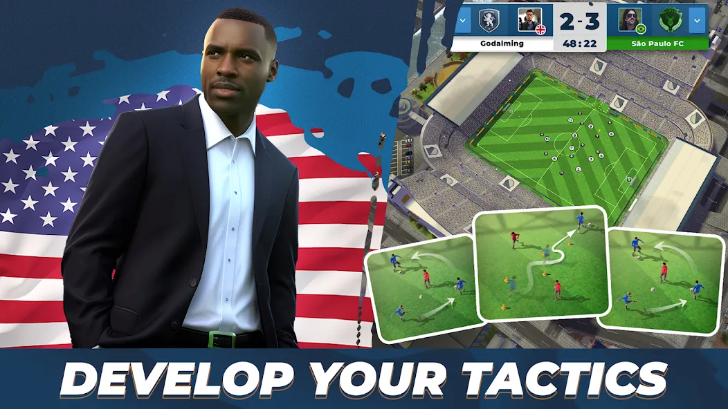 Soccer - Matchday Manager 24 (Матчдей Футбольный Менеджер 2023) МОД/Взлом [Бесконечные деньги, Монеты и Мега MOD] Screenshot 2