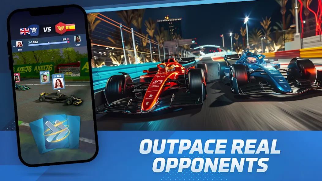 Racing Rivals: Team Car Game (Моторспортивные соперники) МОД/Взлом [Бесконечные деньги, Монеты и Мега MOD] Screenshot 3