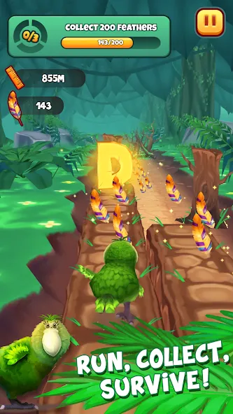 Kakapo Run: Animal Rescue Game (Какапо Ран) МОД/Взлом [Все открыто, Дополнительные деньги и Меню MOD] Screenshot 1
