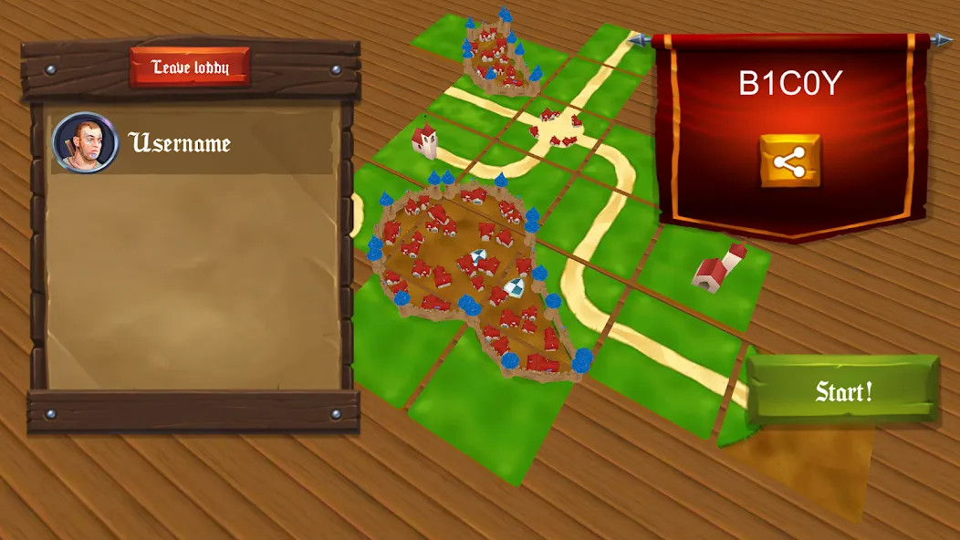 War of Carcassonne board Games (Каркассон) МОД/Взлом [Все открыто, Дополнительные деньги и Меню MOD] Screenshot 3