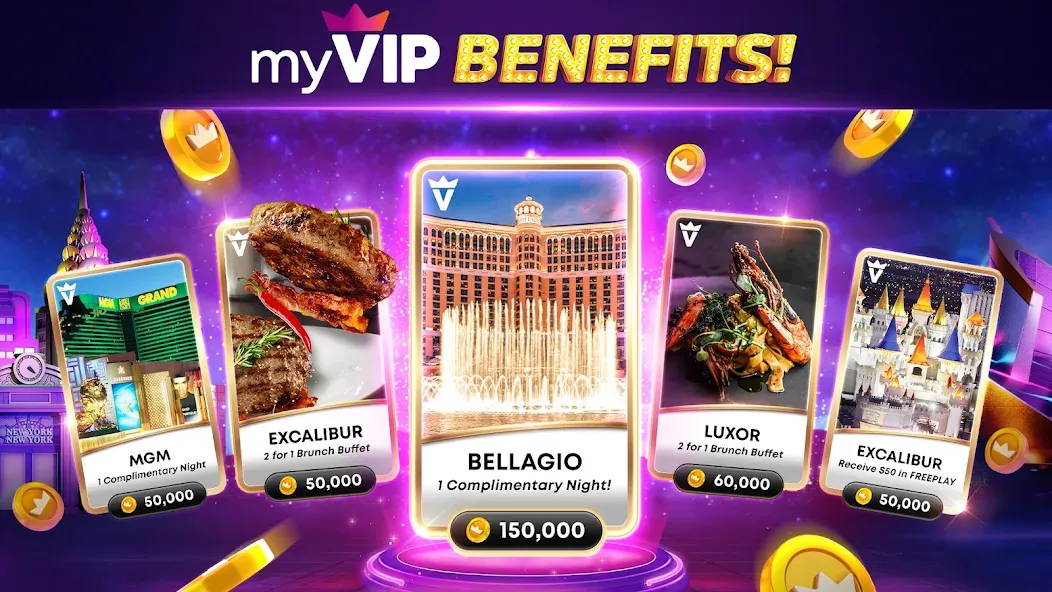 POP! Slots™ Vegas Casino Games МОД/Взлом [Много монет, Открытые уровни и Мега MOD] Screenshot 2