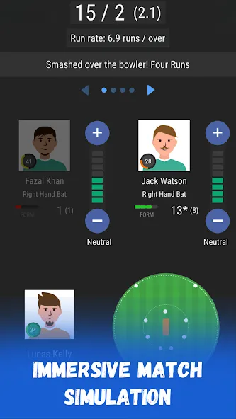Wicket Cricket Manager (Уикет Крикет Менеджер) МОД/Взлом [Все открыто, Дополнительные деньги и Меню MOD] Screenshot 4