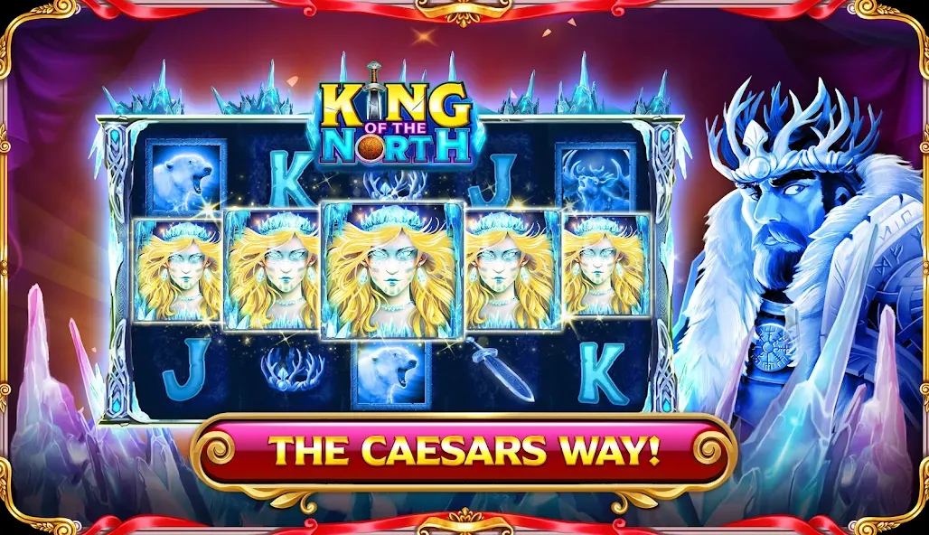 Caesars Slots: Casino Games (Сизарс Слотс) МОД/Взлом [Деньги, Монеты и Меню MOD] Screenshot 3