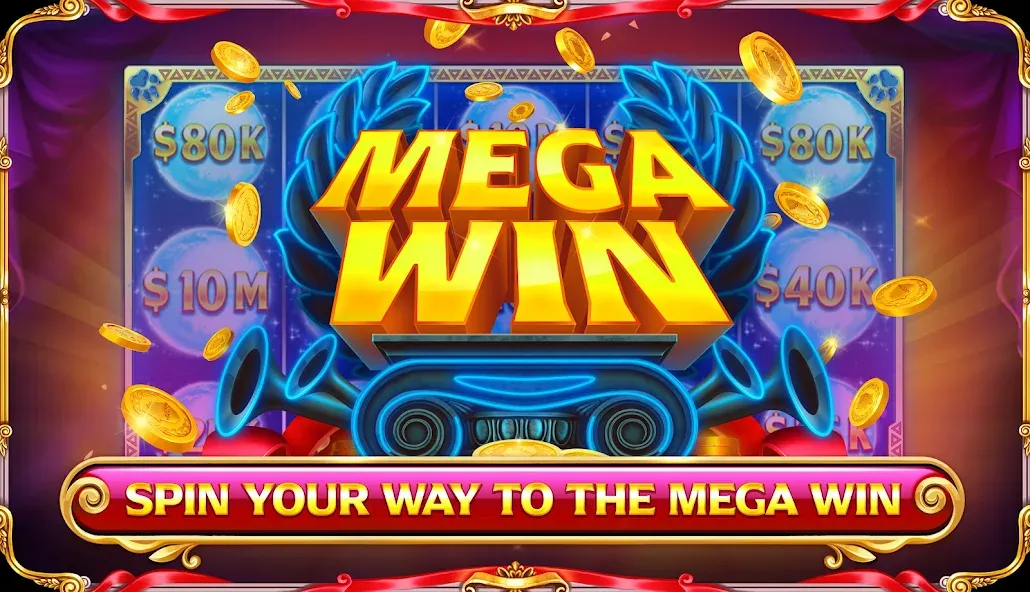 Caesars Slots: Casino Games (Сизарс Слотс) МОД/Взлом [Деньги, Монеты и Меню MOD] Screenshot 4