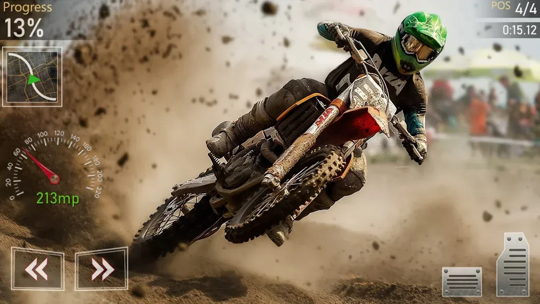 Motocross MX Dirt Bike Games МОД/Взлом [Деньги, Монеты и Меню MOD] Screenshot 2