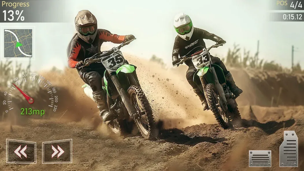 Motocross MX Dirt Bike Games МОД/Взлом [Деньги, Монеты и Меню MOD] Screenshot 4