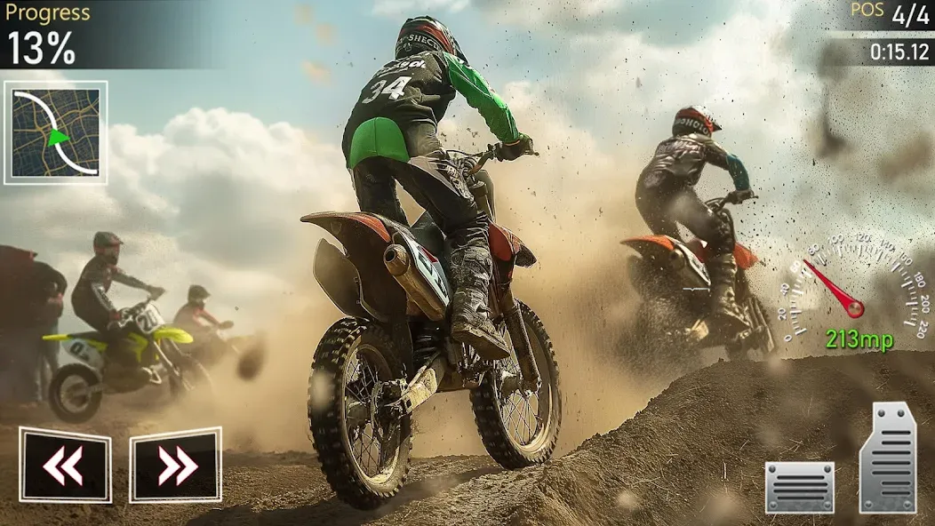 Motocross MX Dirt Bike Games МОД/Взлом [Деньги, Монеты и Меню MOD] Screenshot 5