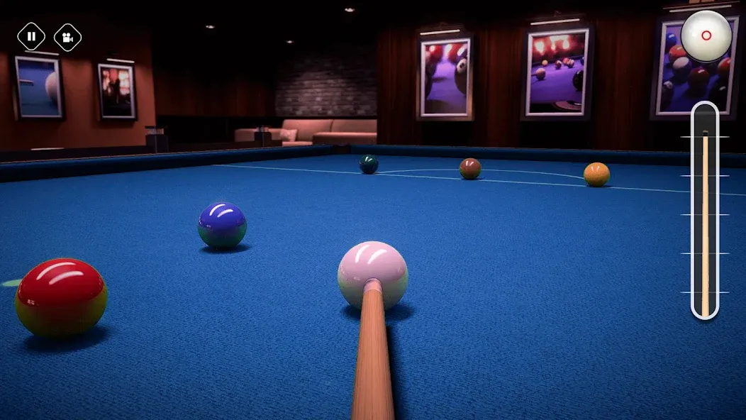Billiards 8 Ball Pool Offline МОД/Взлом [Бесконечные деньги, Монеты и Мега MOD] Screenshot 3