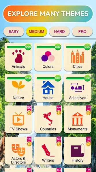 Word Search - Word Puzzle Game МОД/Взлом [Много денег, Монет и Все открыто] Screenshot 4