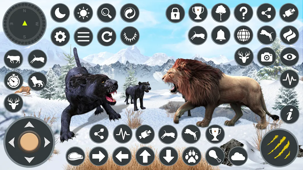 Wild Black Panther Games МОД/Взлом [Бесконечные деньги, Монеты и Мега MOD] Screenshot 2