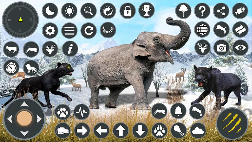 Wild Black Panther Games МОД/Взлом [Бесконечные деньги, Монеты и Мега MOD] Screenshot 3