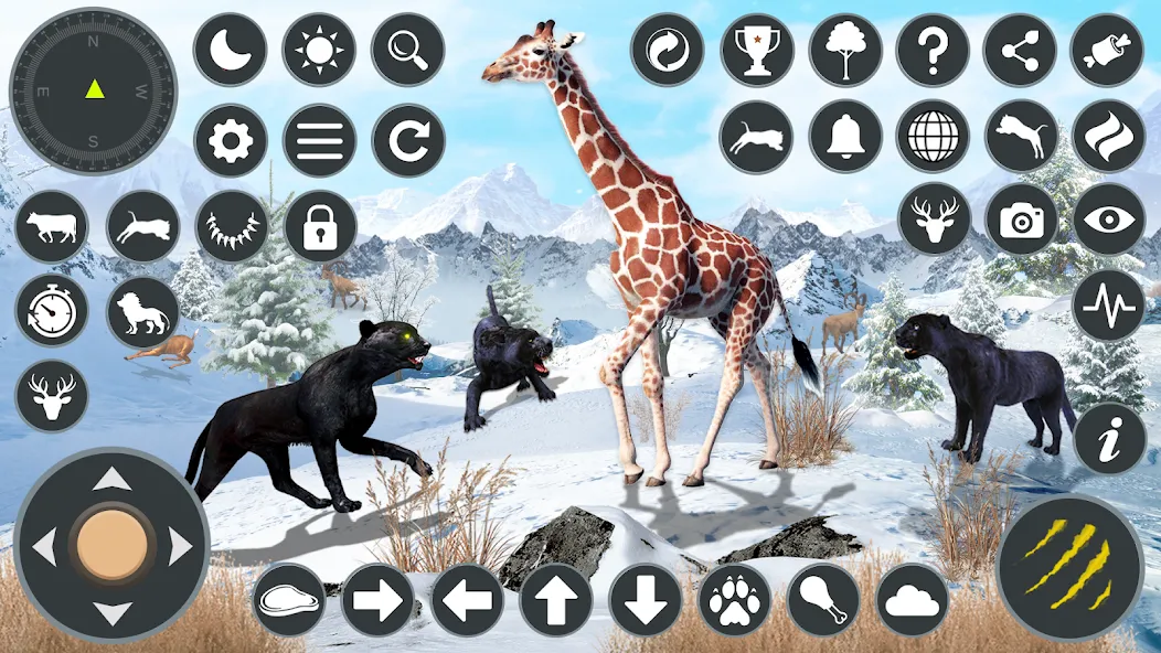 Wild Black Panther Games МОД/Взлом [Бесконечные деньги, Монеты и Мега MOD] Screenshot 4