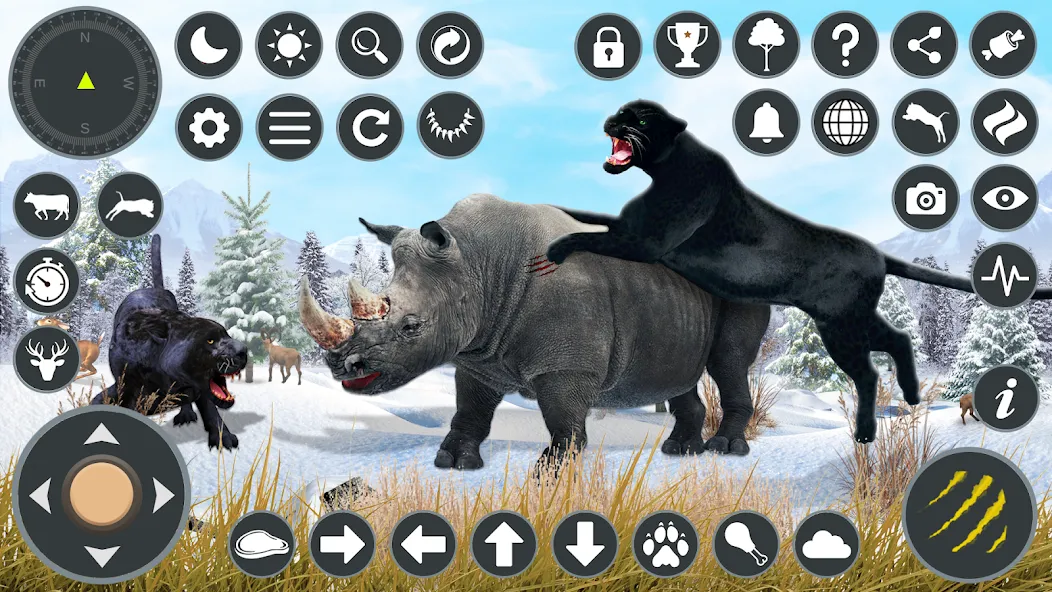 Wild Black Panther Games МОД/Взлом [Бесконечные деньги, Монеты и Мега MOD] Screenshot 5