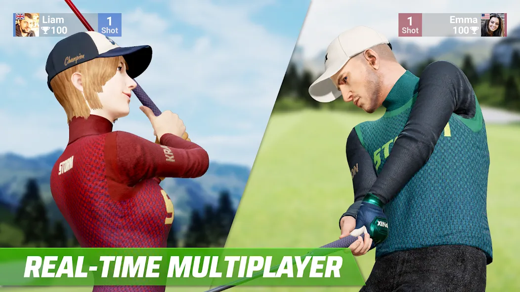 Golf King - World Tour МОД/Взлом [Много монет, Открытые уровни и Мега MOD] Screenshot 2