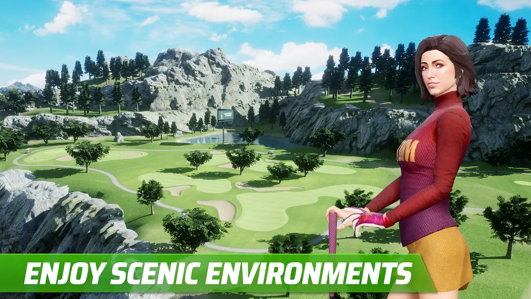 Golf King - World Tour МОД/Взлом [Много монет, Открытые уровни и Мега MOD] Screenshot 3