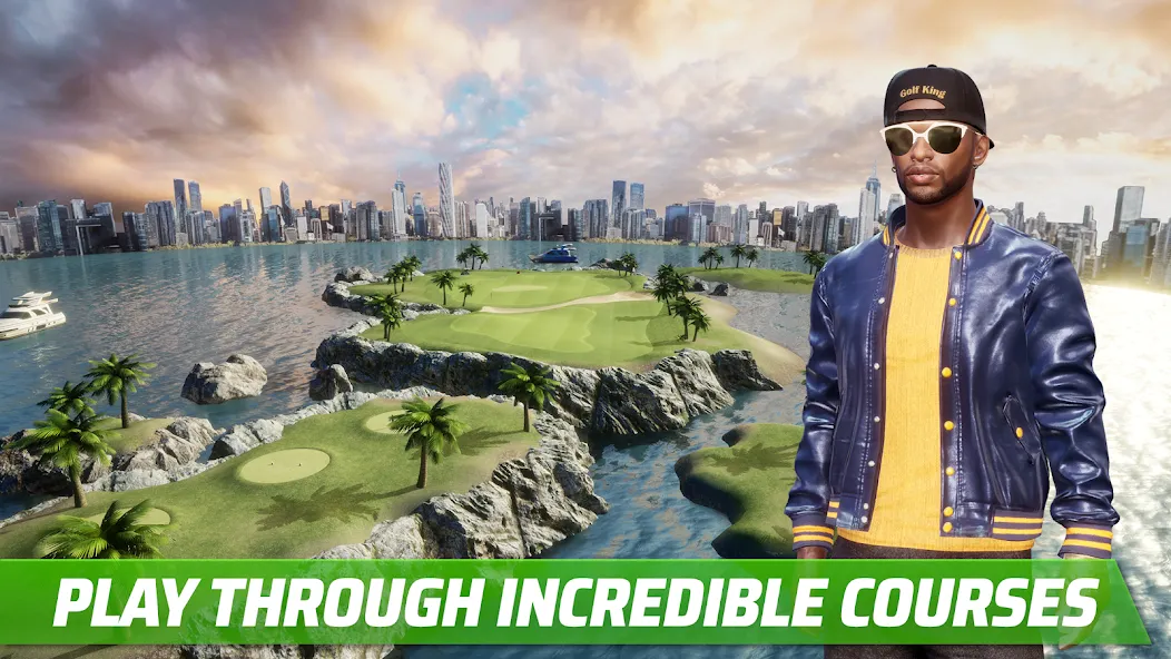 Golf King - World Tour МОД/Взлом [Много монет, Открытые уровни и Мега MOD] Screenshot 4