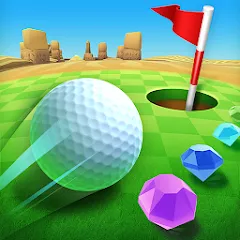 Скачать Mini Golf King Взлом на много денег и кристаллов на Андроид