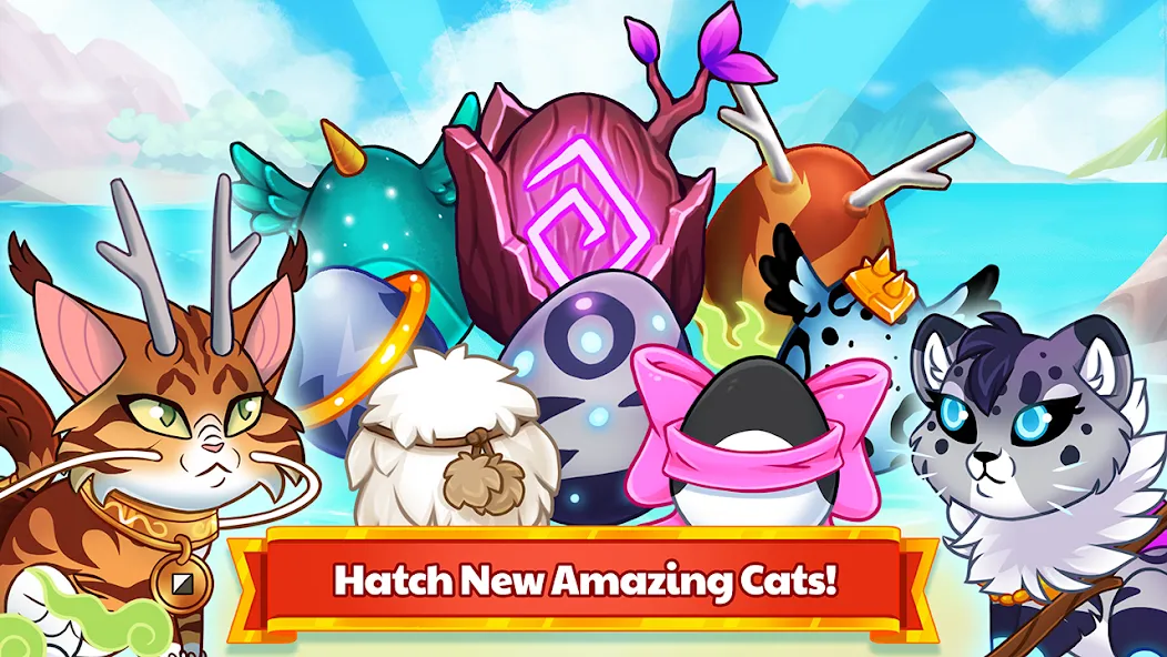 Castle Cats - Idle Hero RPG (Кэстл Кэтс) МОД/Взлом [Деньги, Монеты и Меню MOD] Screenshot 2