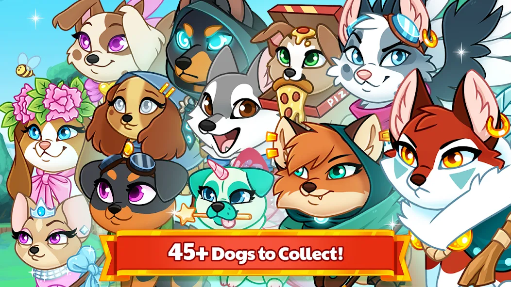 Dungeon Dogs - Idle RPG МОД/Взлом [Бесконечные деньги, Монеты и Мега MOD] Screenshot 3