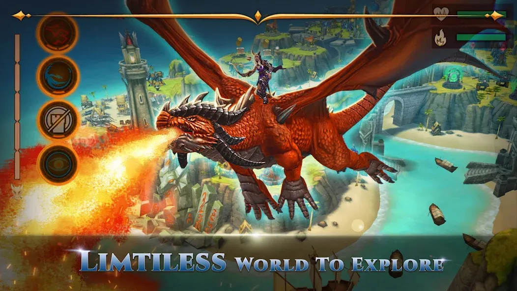 War Dragons (Вар Драгонс) МОД/Взлом [Деньги, Монеты и Меню MOD] Screenshot 1