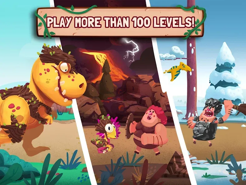 Dino Bash: Dinosaur Battle (Дино Баш) МОД/Взлом [Много денег, Монет и Все открыто] Screenshot 4