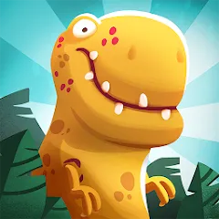 Скачать Dino Bash: Dinosaur Battle Взлом на много денег и кристаллов на Андроид