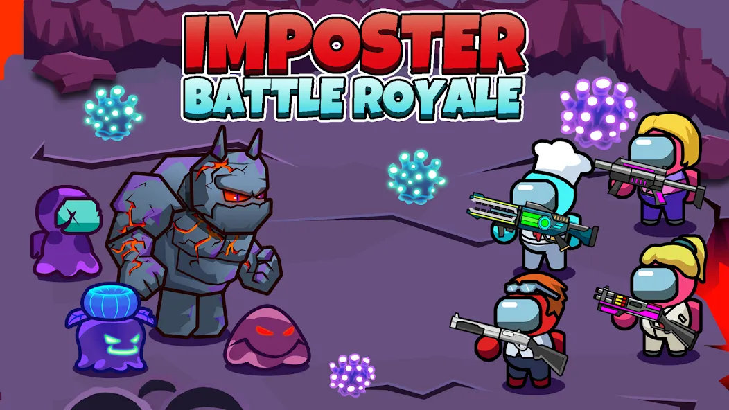 Imposter Battle Royale (Импостер Батл Рояль) МОД/Взлом [Много денег, Монет и Все открыто] Screenshot 3