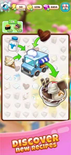 Merge Restaurant: Makeover (Мерж Ресторан) МОД/Взлом [Деньги, Монеты и Меню MOD] Screenshot 4