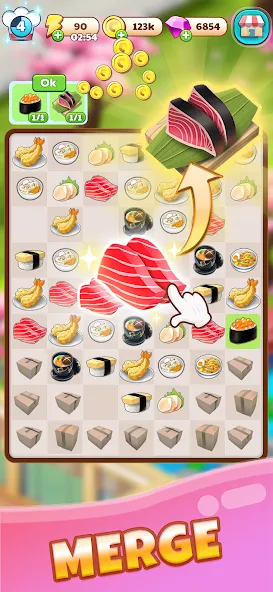 Merge Restaurant: Makeover (Мерж Ресторан) МОД/Взлом [Деньги, Монеты и Меню MOD] Screenshot 5