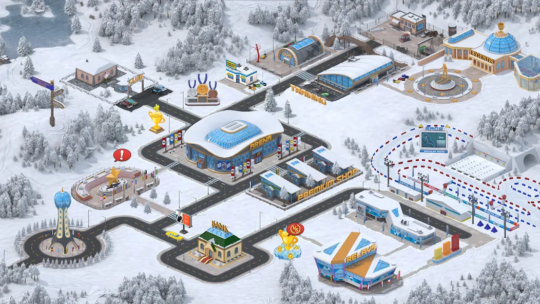 Biathlon Mania (Биатлон Мания) МОД/Взлом [Бесконечные деньги, Монеты и Мега MOD] Screenshot 3
