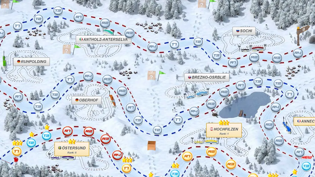 Biathlon Mania (Биатлон Мания) МОД/Взлом [Бесконечные деньги, Монеты и Мега MOD] Screenshot 4
