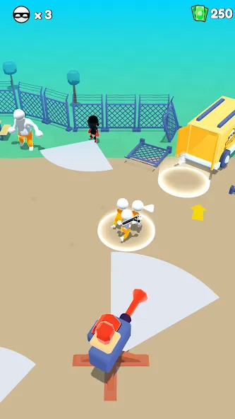 Prison Escape 3D - Jailbreak (Призон Искепе) МОД/Взлом [Бесконечные деньги, Монеты и Мега MOD] Screenshot 2