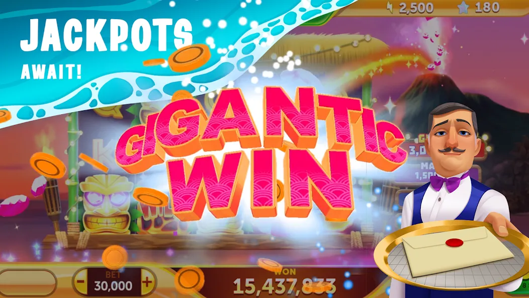 Paradise Fortune Casino Slots (Парадиз Форчун Казино Слотс) МОД/Взлом [Много денег, Монет и Все открыто] Screenshot 2
