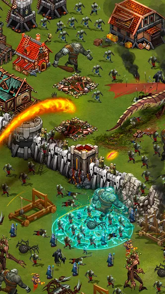 Throne Rush МОД/Взлом [Много денег, Монет и Все открыто] Screenshot 2