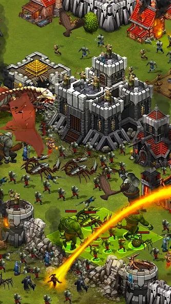 Throne Rush МОД/Взлом [Много денег, Монет и Все открыто] Screenshot 3