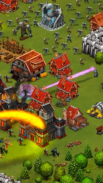 Throne Rush МОД/Взлом [Много денег, Монет и Все открыто] Screenshot 4
